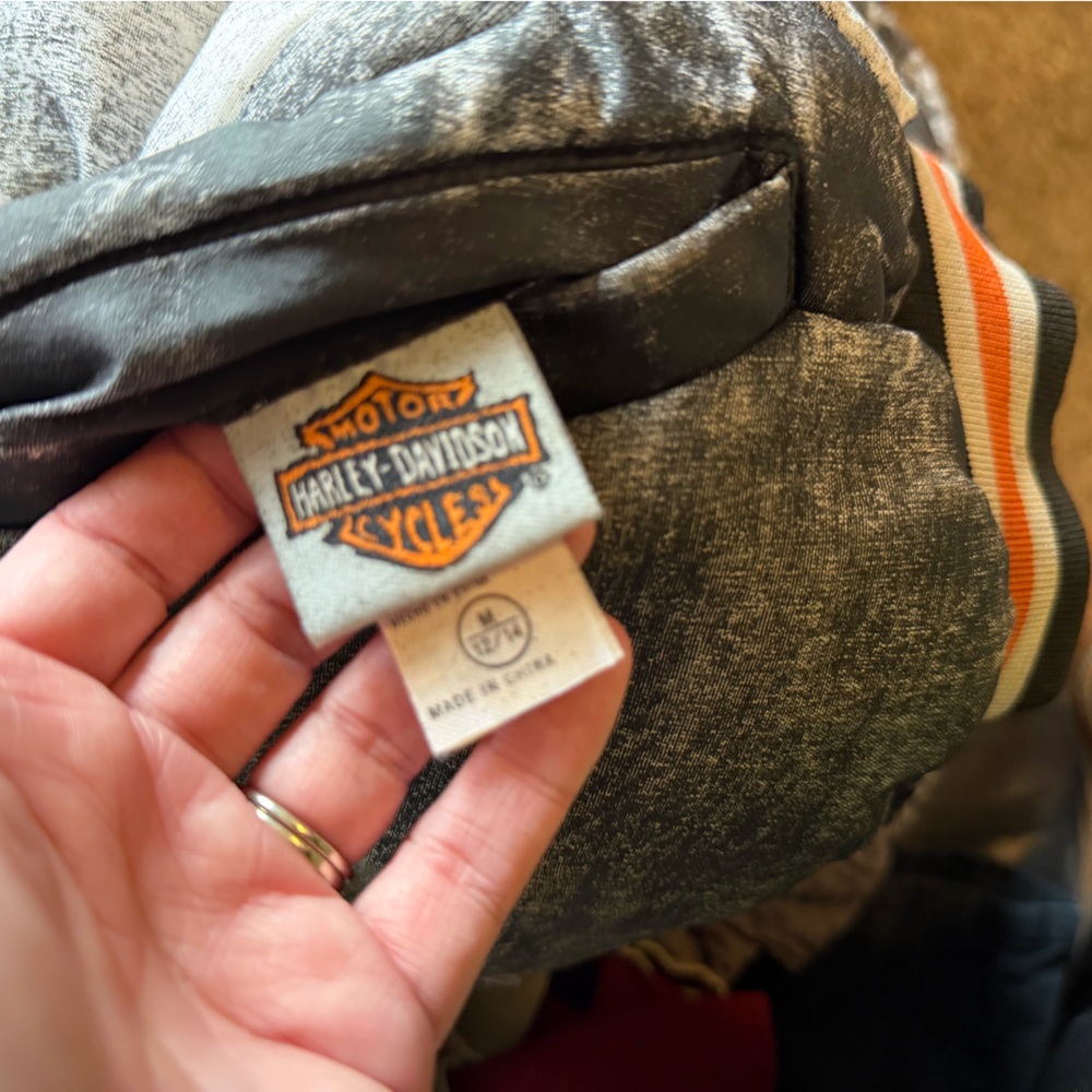 Harley-Davidson Kids Black and Gray Jacket - Picture 4 of 4